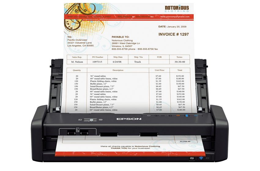 New Epson Document Scanners Designed for Small Business Receipt and