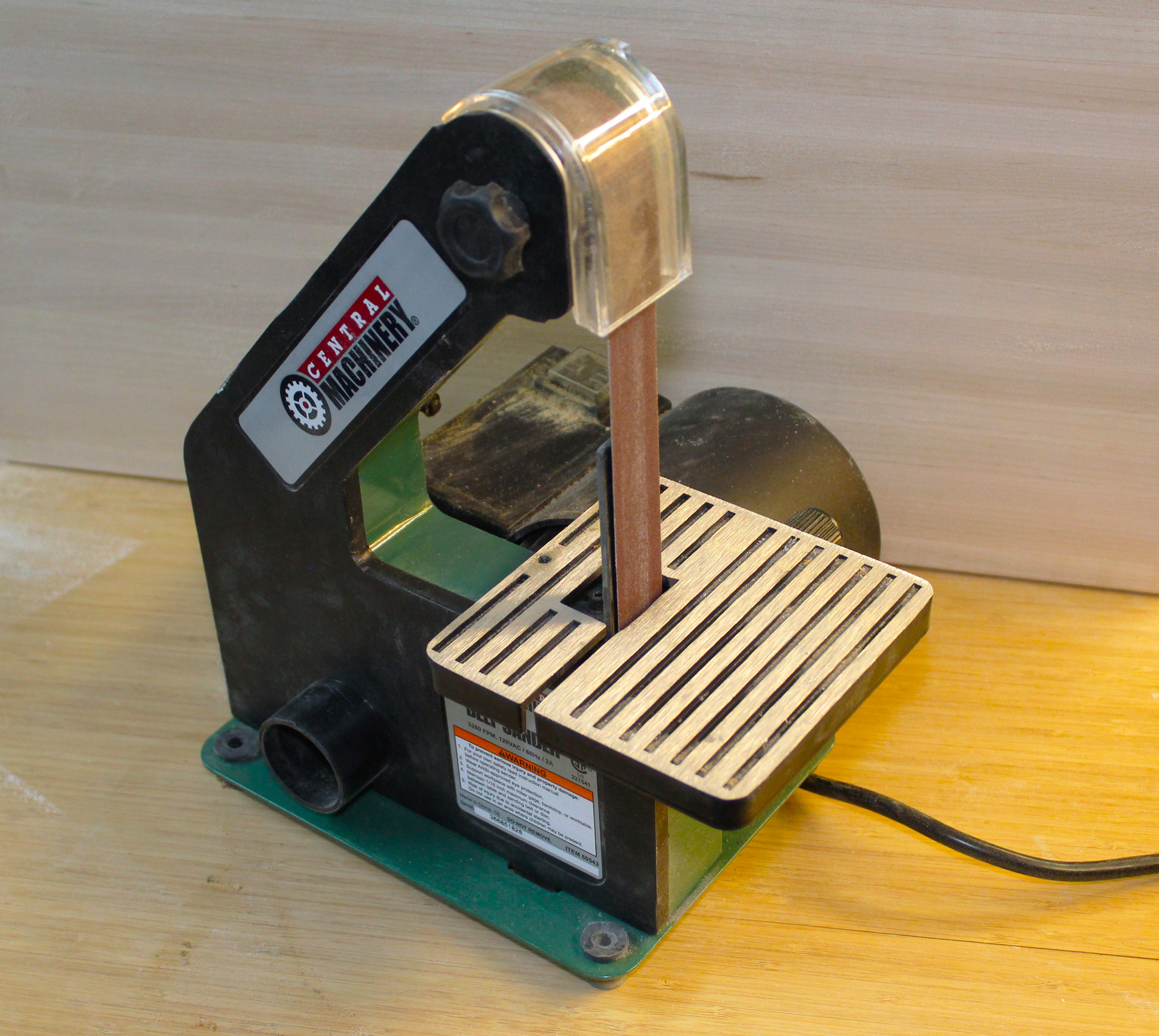 A 1" x 30" belt sander Small Boats Magazine