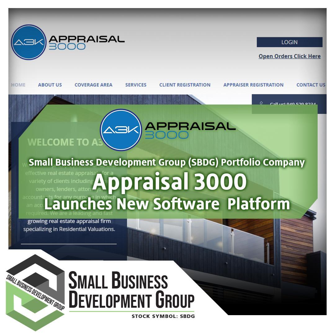 Small Business Development Group’s (OTCSBDG) Real Estate Appraisal