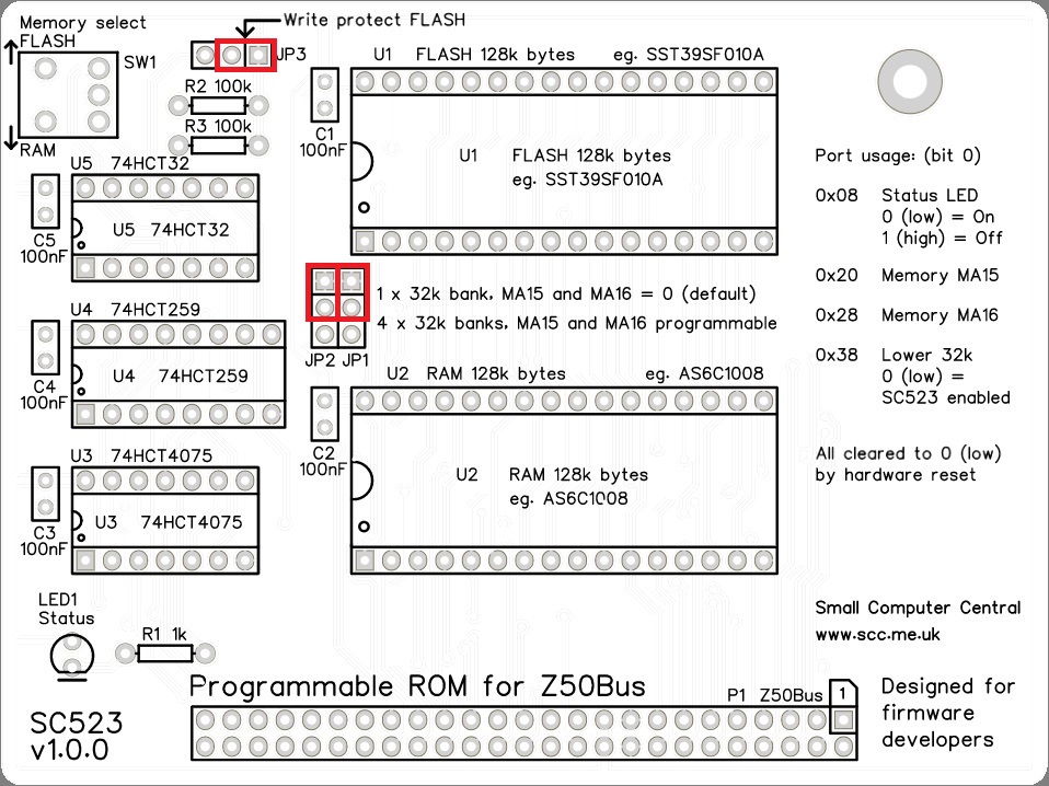 SC500 Series Jumper Settings Small Computer Central