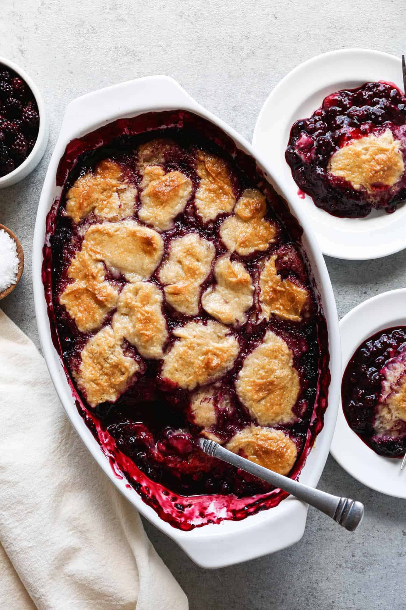 Gluten Free Blackberry Cobbler Small Farm Big Life