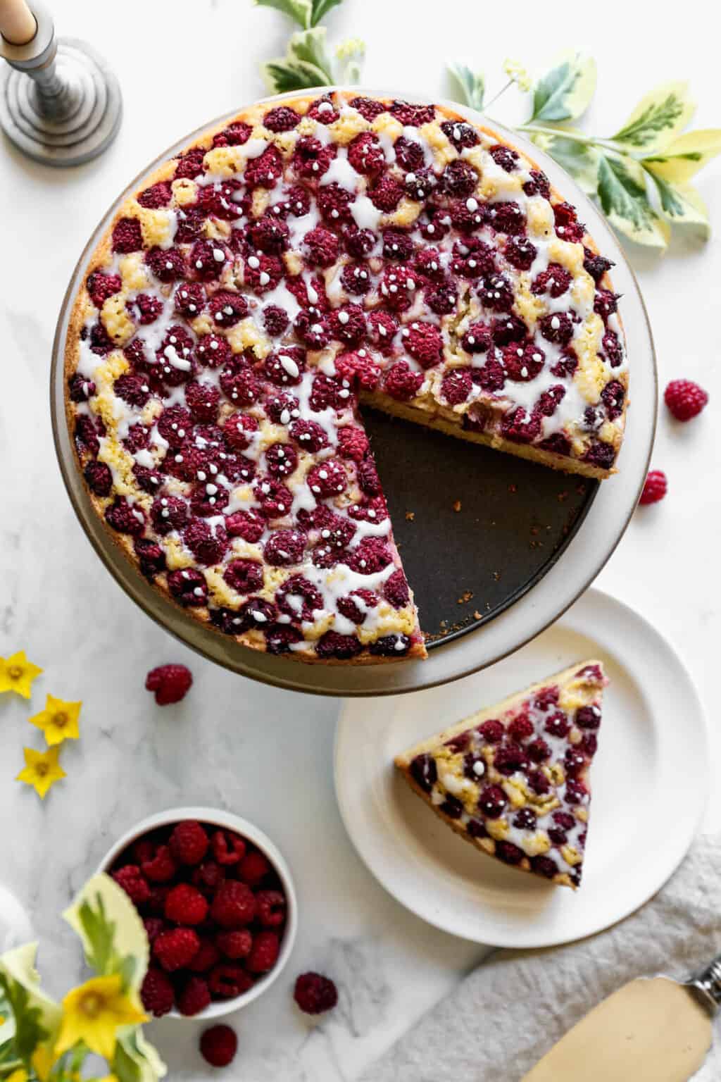 Gluten Free Raspberry Cornmeal Cake Small Farm Big Life