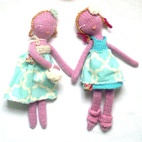 Knitted Babe Dolls Handmade DIY Doll Patterns Knit a Modern Doll