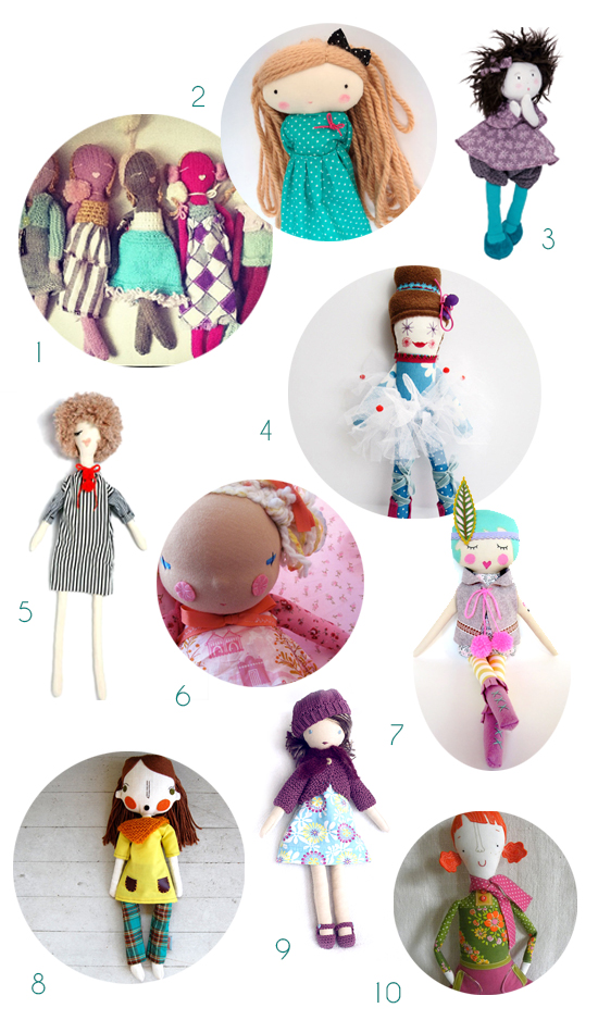Top 10 Dolls for Kids Handmade Stuffed Dressable Dolls Unique