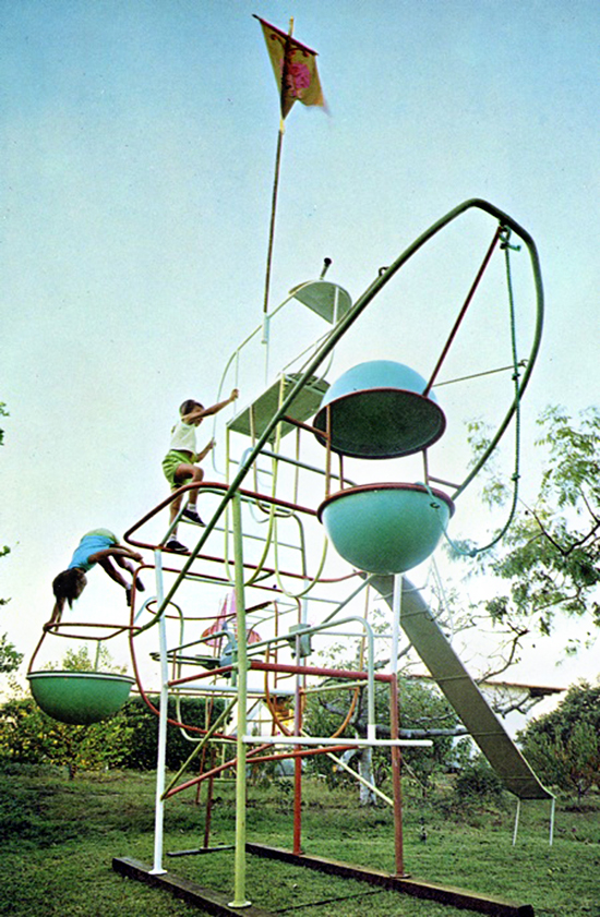 Ruth and Toza Radakovich 1960’s playground jungle gym Mid Century