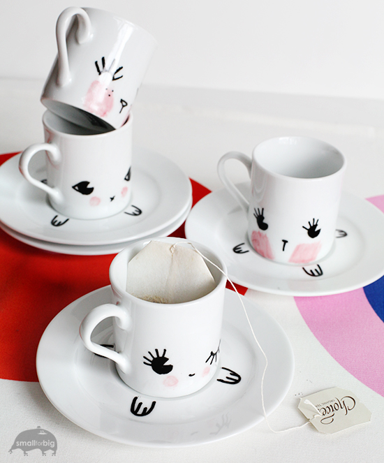 DIY tea party set for kids Espresso Cups DIY Kids Crafts and Kids