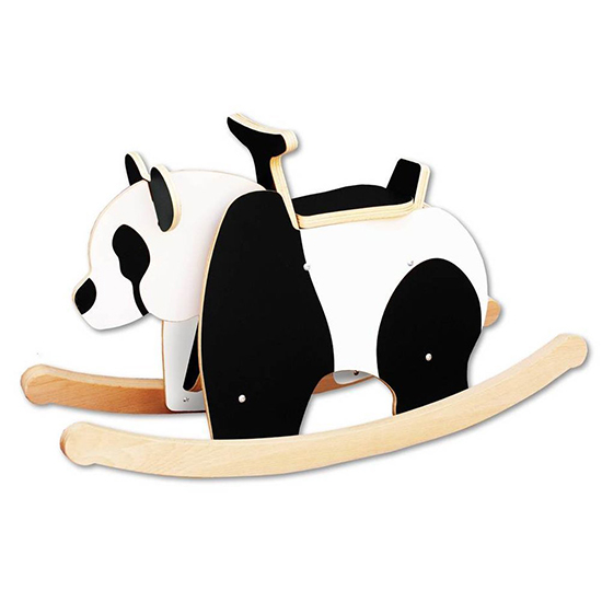 Rocking Zebra by Newmakers Wooden Rocking Horse Modern Rocker Toy