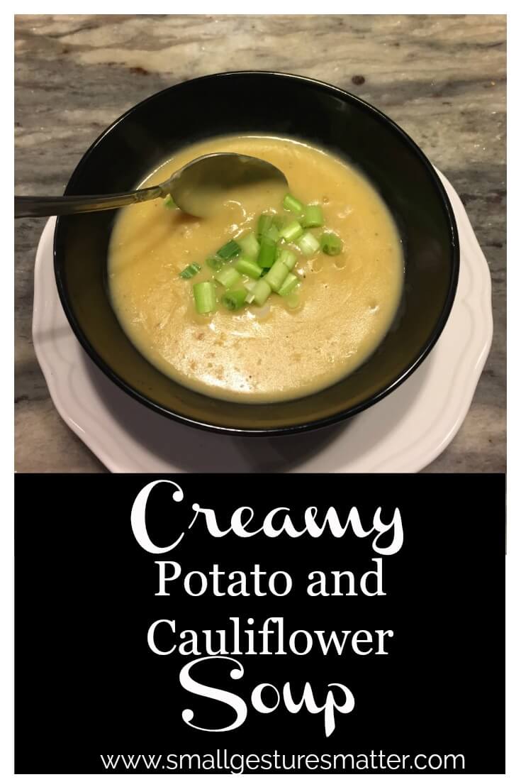 Slow Cooker Creamy Potato and Cauliflower Soup Small Gestures Matter