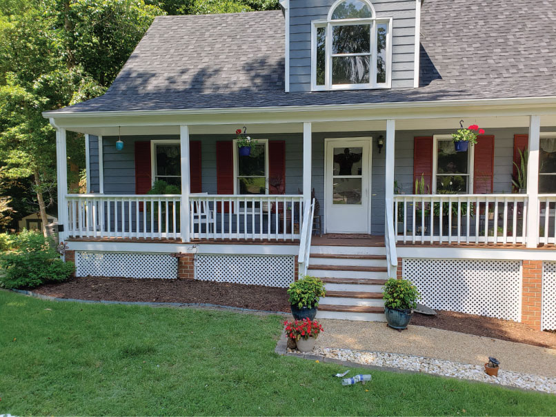 Premium Vinyl Lattice and PVC Framing Job Small Jobs Handyman Service