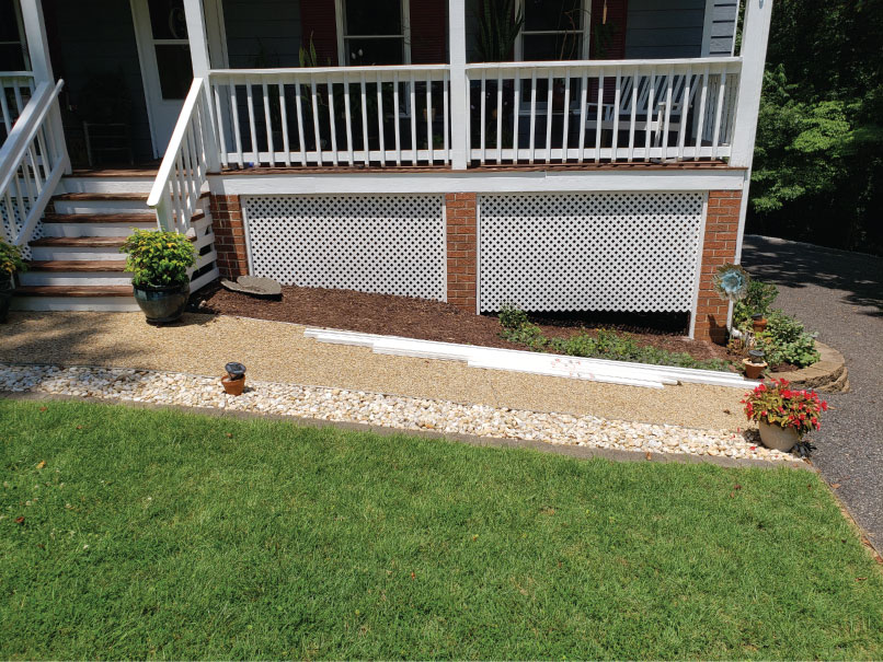 Premium Vinyl Lattice and PVC Framing Job Small Jobs Handyman Service