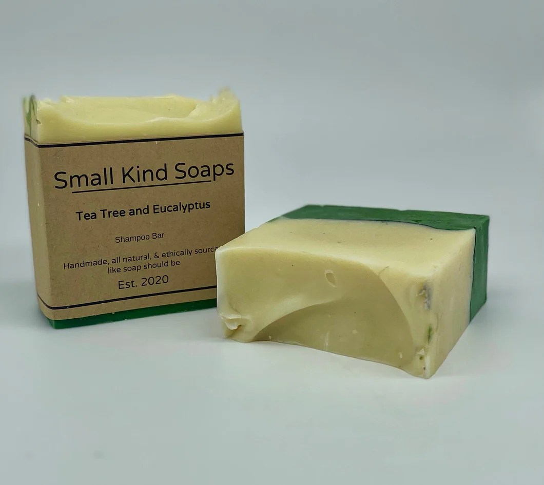 Tea Tree + Eucalyptus Shampoo Bar Small Kind Soaps