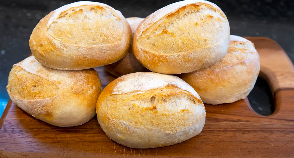 Crusty Bread Rolls