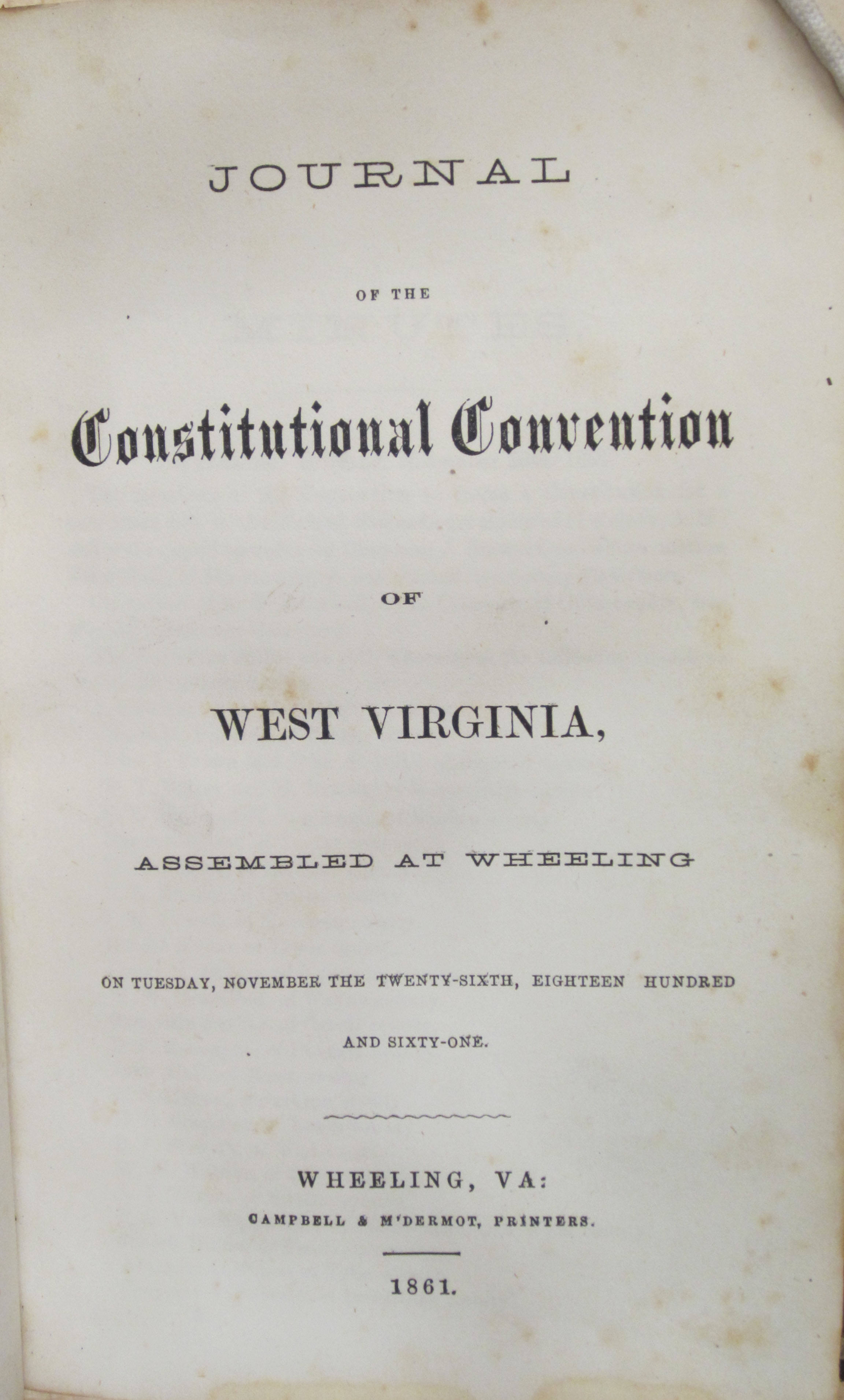 ABCs of Special Collections K is for… Notes from Under Grounds