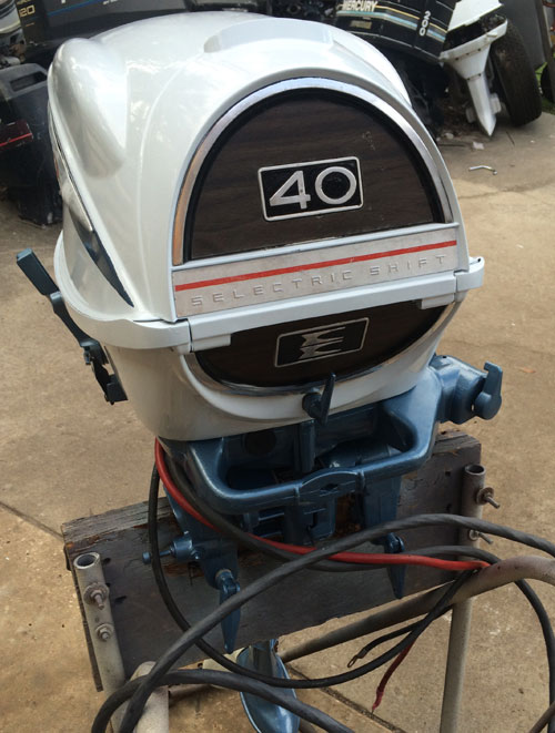 Used 40 hp Evinrude Outboard Boat Motors For Sale.