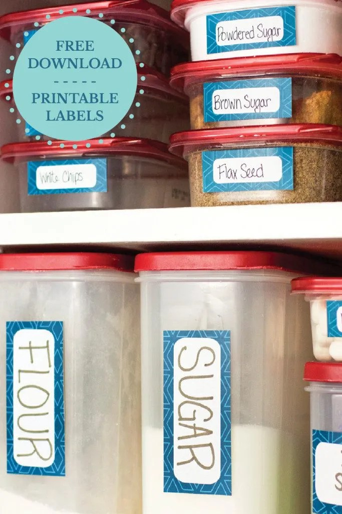 Organize Like A Pro With Free Printable Labels