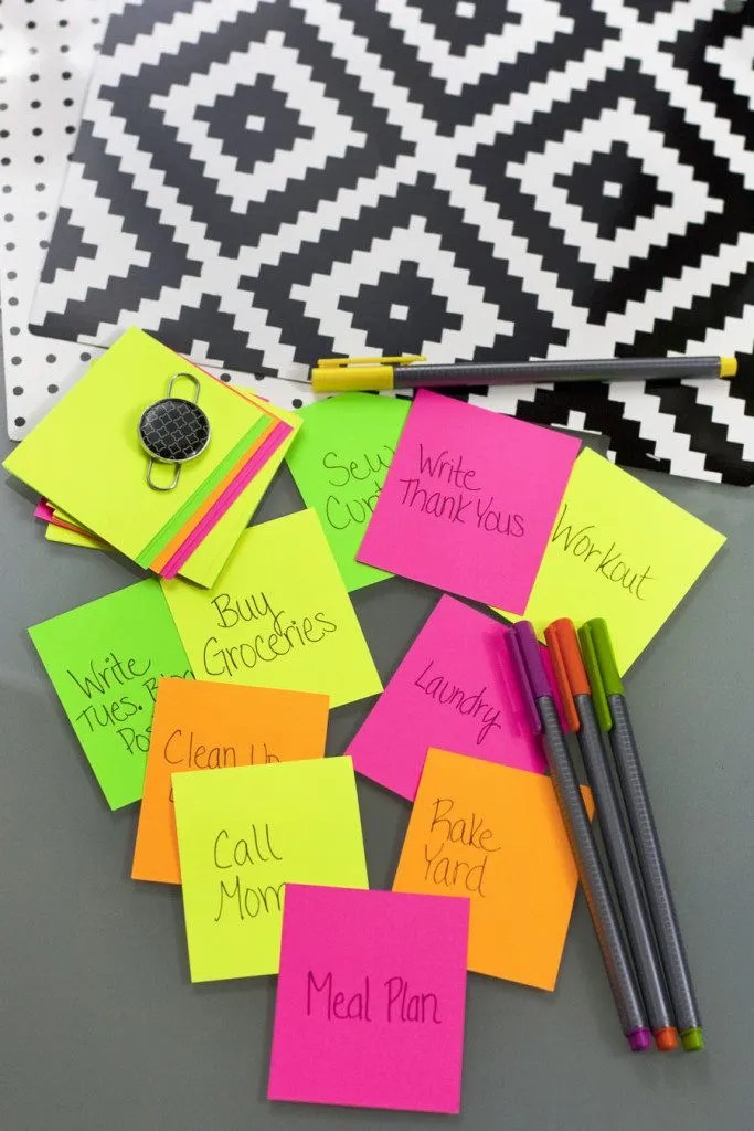 ListMaking Method The Note Card ToDo List Small Stuff Counts