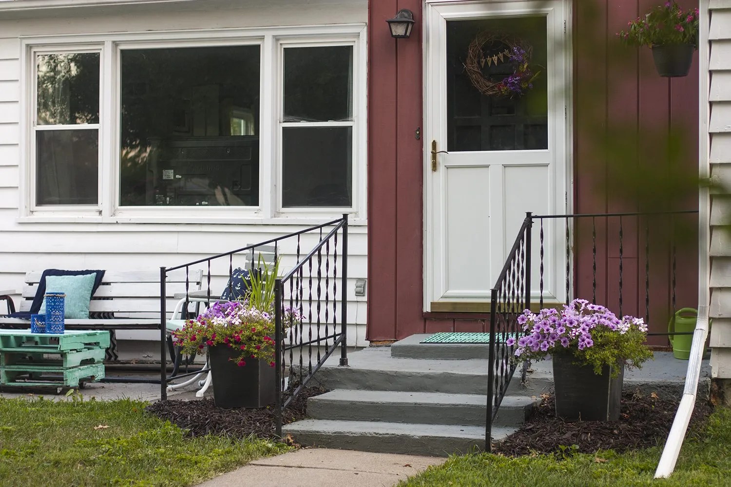 Our Front Patio Makeover & Curb Appeal Projects Small Stuff Counts