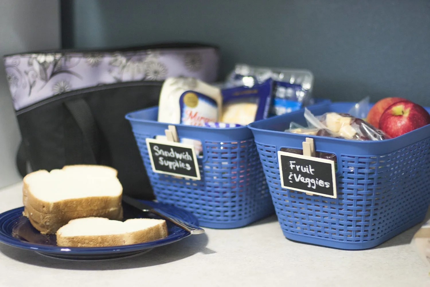Create An Organized Lunch Packing Station