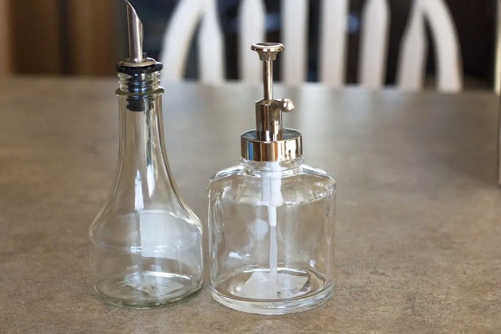 Making Cleanup Fast With An Organized Kitchen Sink & DIY Soap Dispenser