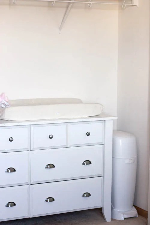 DIY Temporary Wallpaper For The Nursery (Removable & Affordable!)