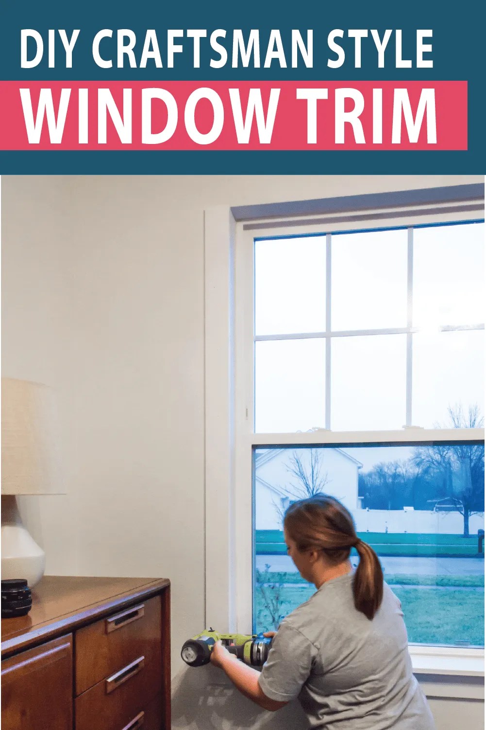 How To Trim A Window DIY Modern Craftsman Trim Small Stuff Counts