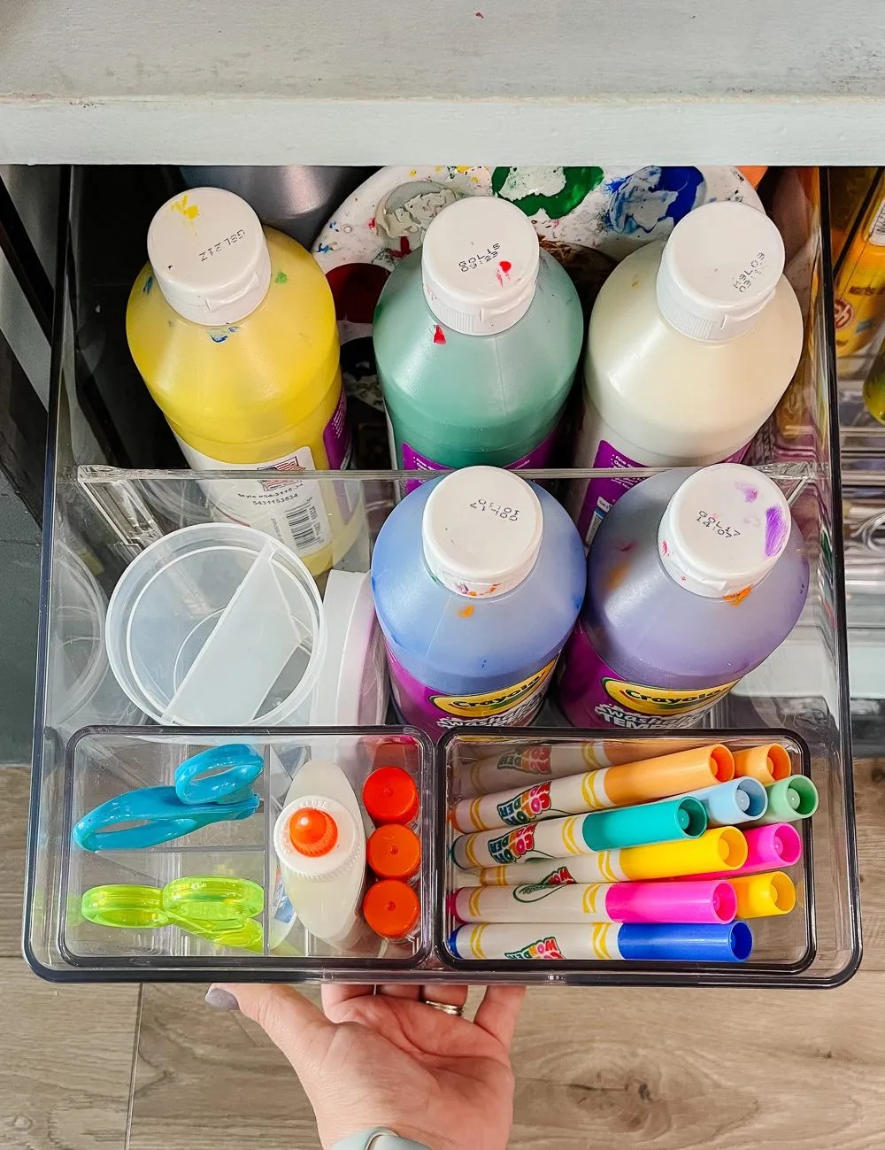 Organizing Kids' Art Supplies Tour Our Craft Small Stuff