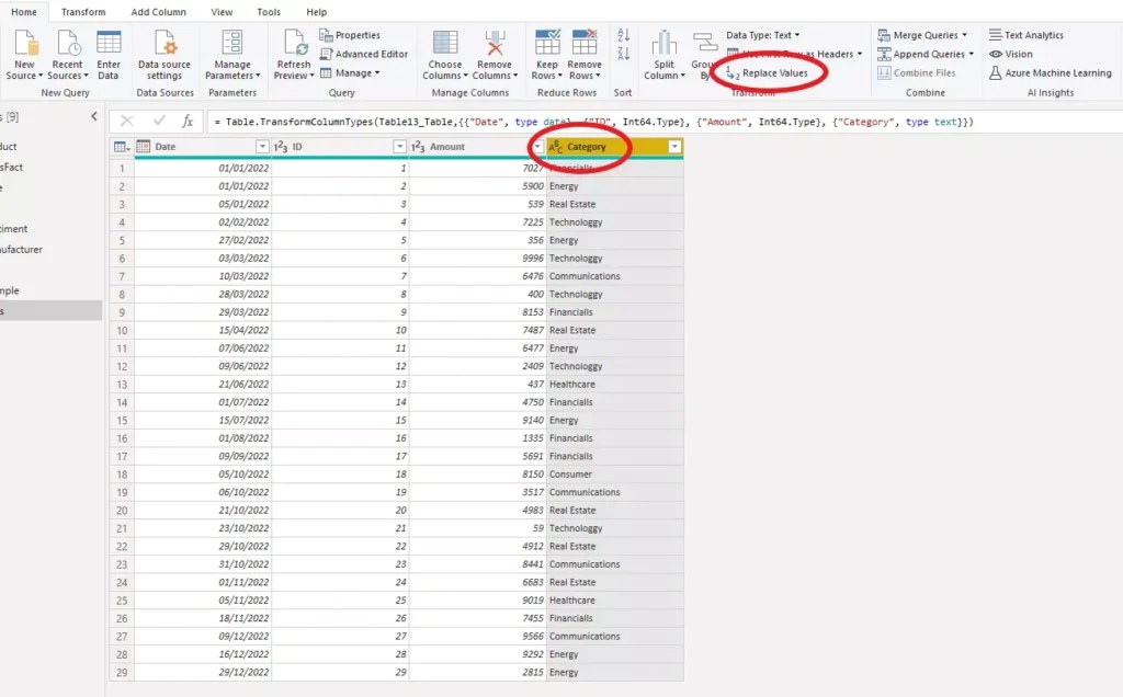 How to find and replace multiple values in Power Query (2 Methods