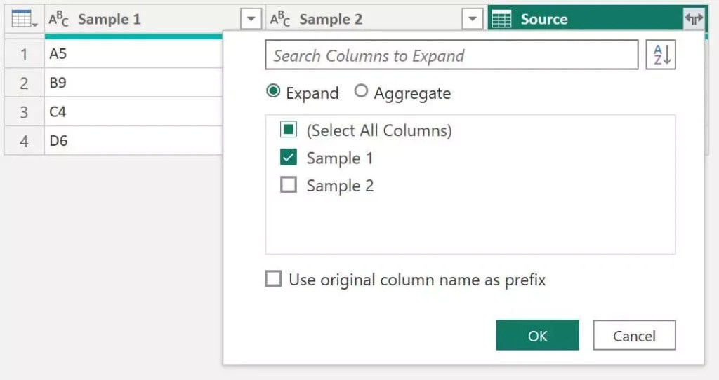 How to see if a value exists in another column or table in Power Query