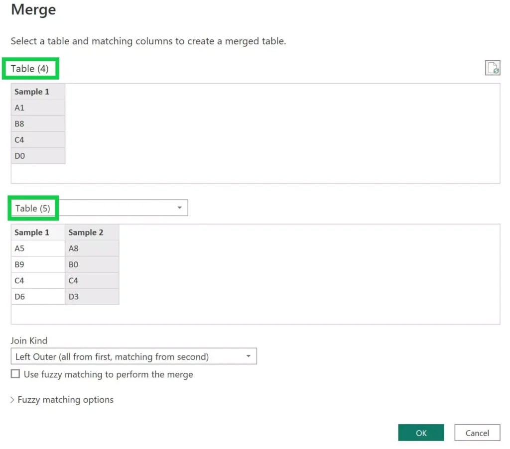 How to see if a value exists in another column or table in Power Query