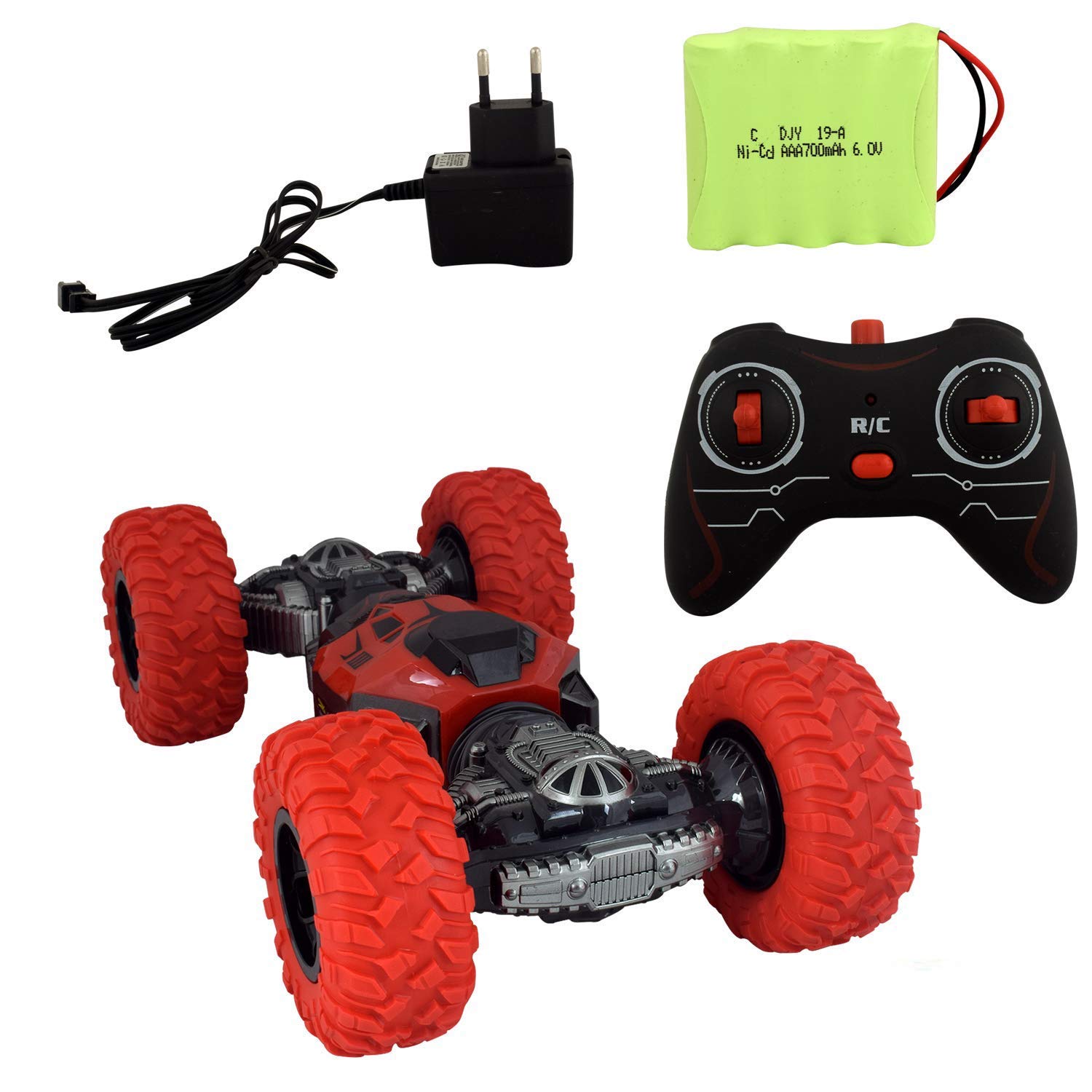 Smars® R/C Rechargeable Double Side Driving Stunt Car 116 Scale Off