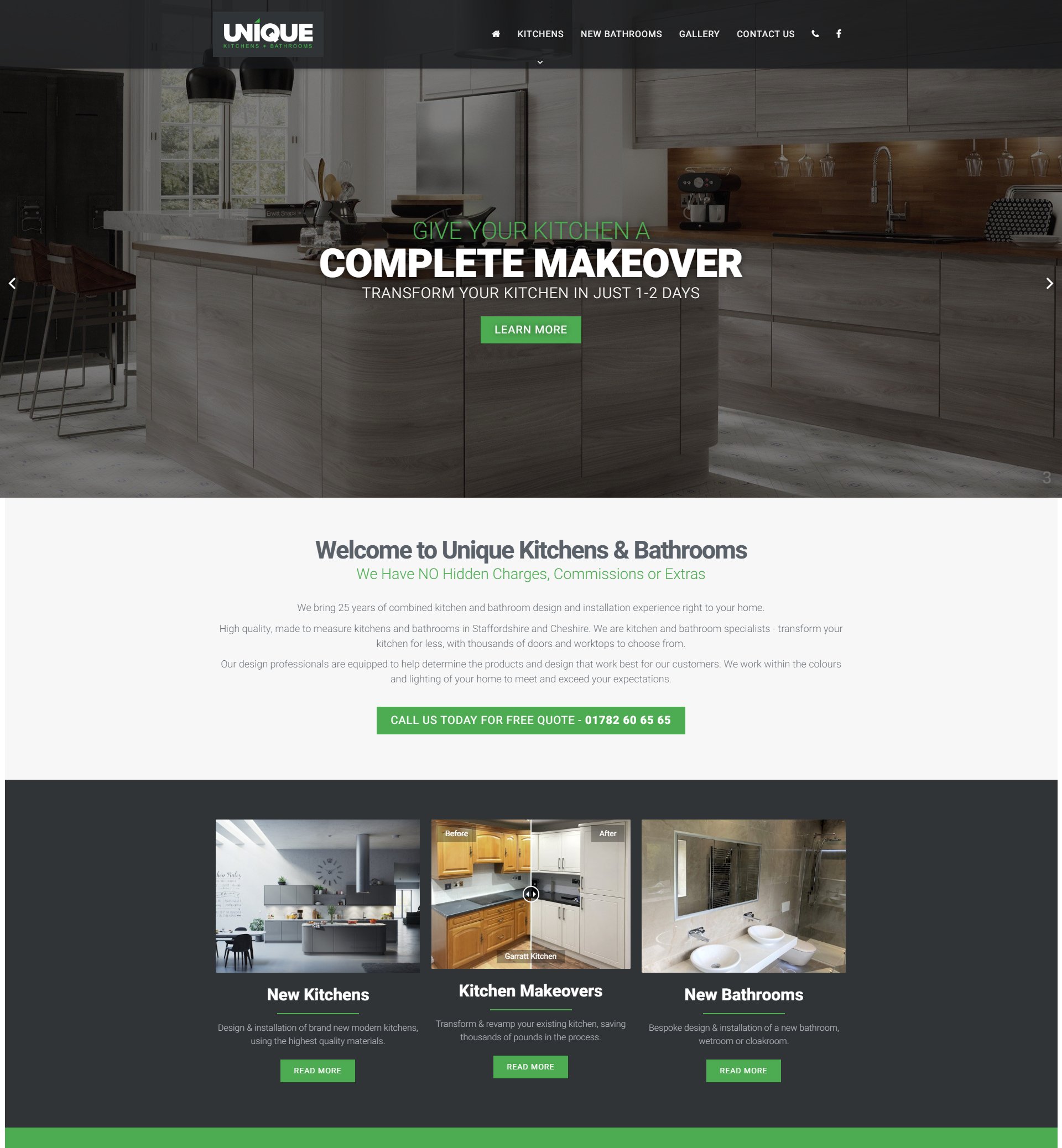 Unique Kitchens & Bathrooms Smart sites