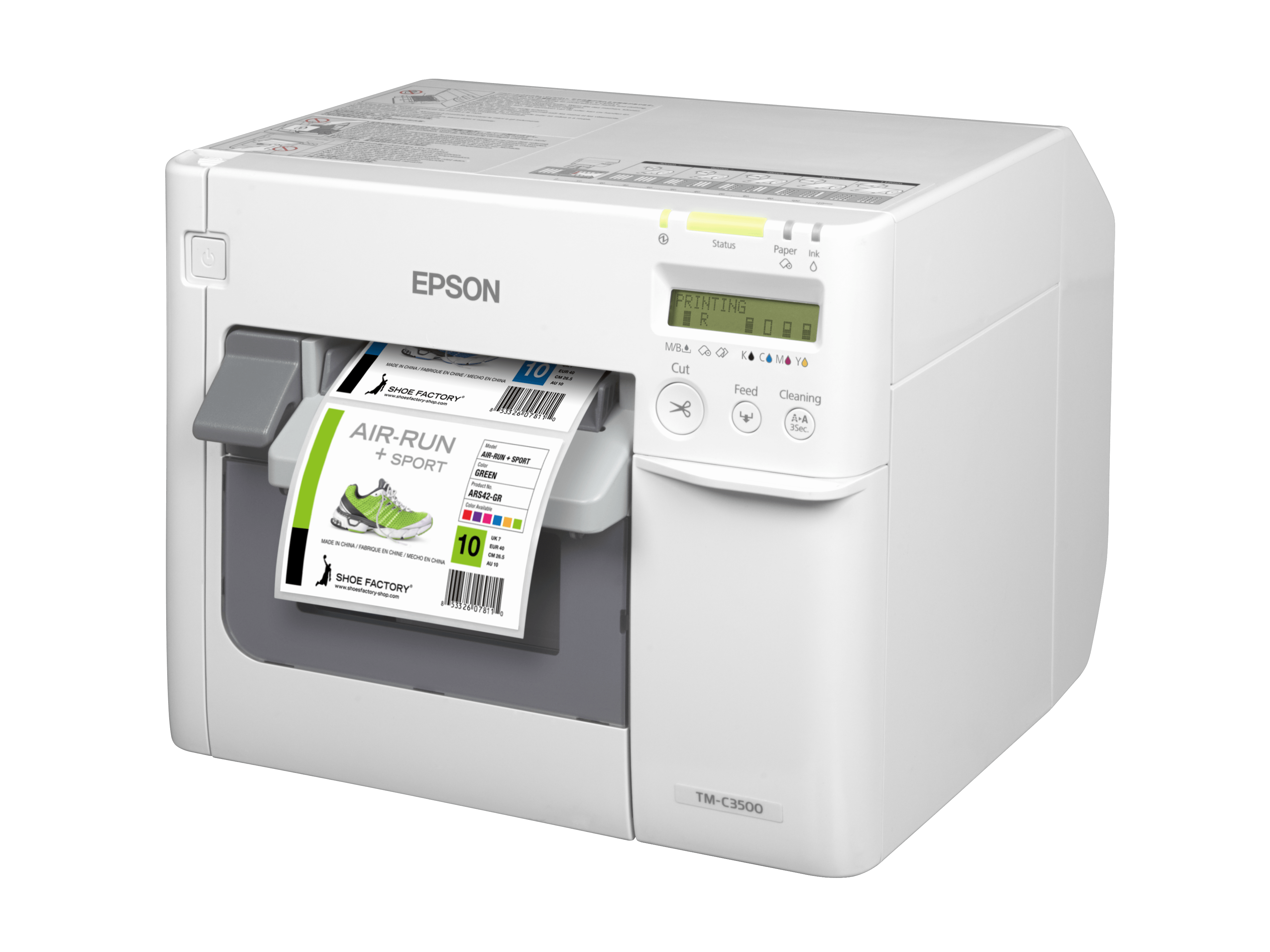 Smart2B Epson ColorWorks TMC3500 inkjet labelprinter