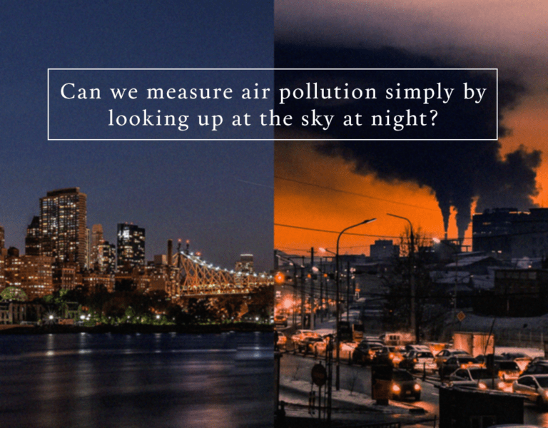 Can We Measure Air Pollution by Looking at the Color of the Sky? Smart Air