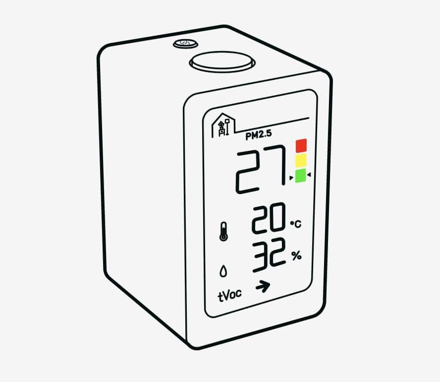 IKEA VINDSTYRKA: New air quality sensor with display - Matter & Apple