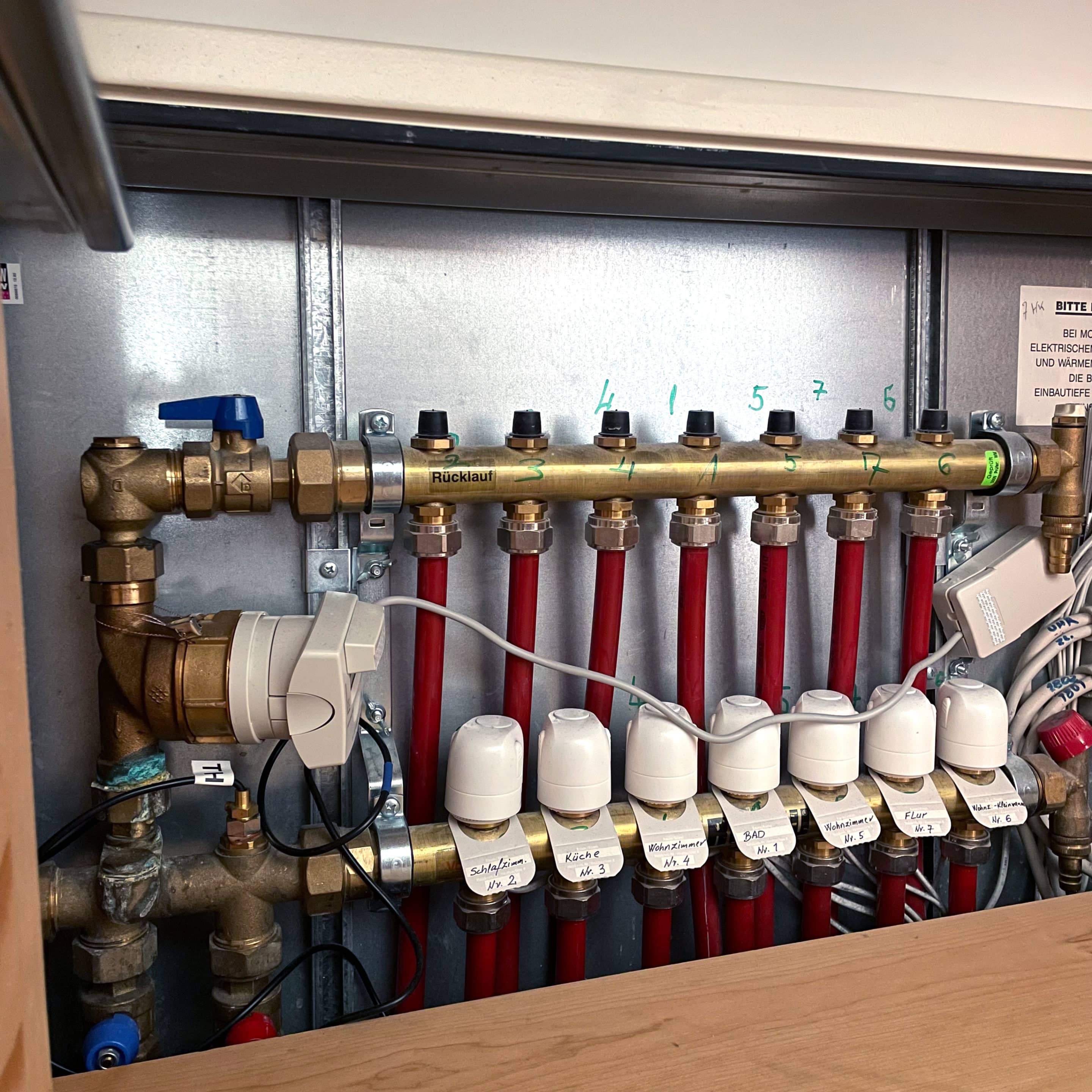 Im Einsatz Meross HomeKitThermostat für wassergeführte