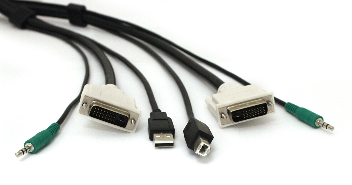 KVM USB DVI Cable SmartAVI