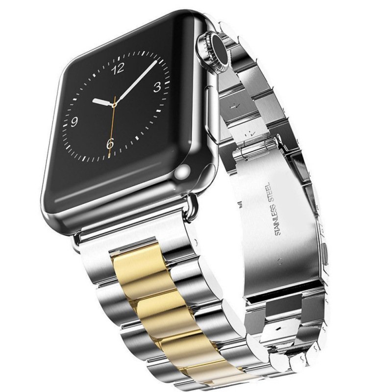 Stainless Steel Apple Watch Bands Mix Gold SmartaWatches