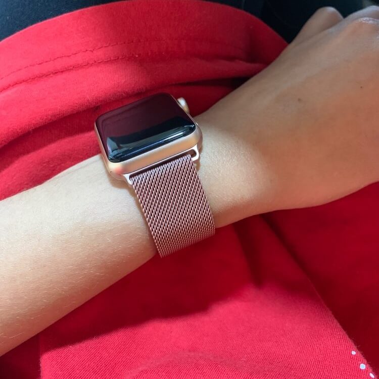 Milanese Loop Apple Watch Bands Rose Gold SmartaWatches