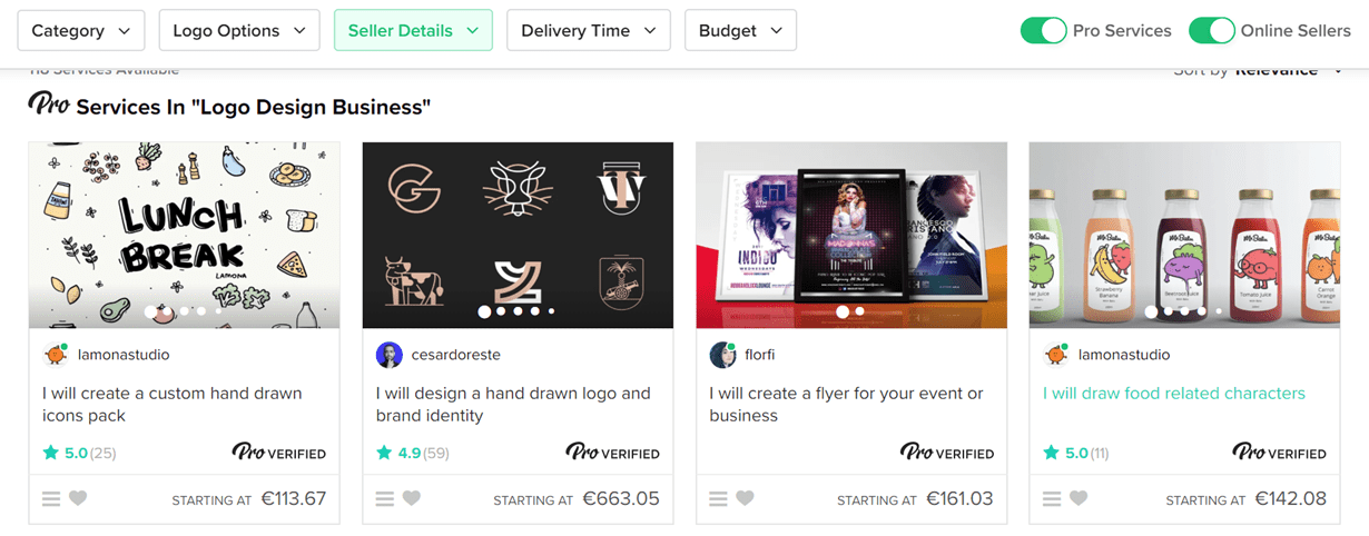 Create Free Logo With Fiverr Step 3
