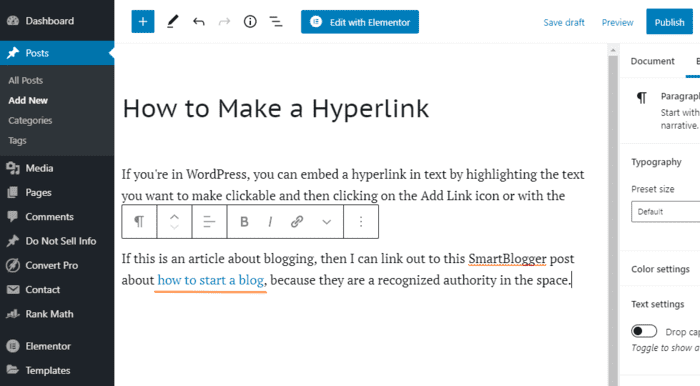 How to Make a Hyperlink (Create Clickable Links in 3 Steps