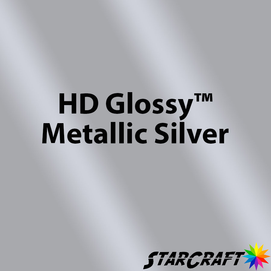 24” StarCraft Metallic Silver HD Glossy Permanent Smart Buy