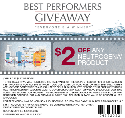 Save Big with Neutrogena Coupons: Printable Offers for Beauty Enthusiasts