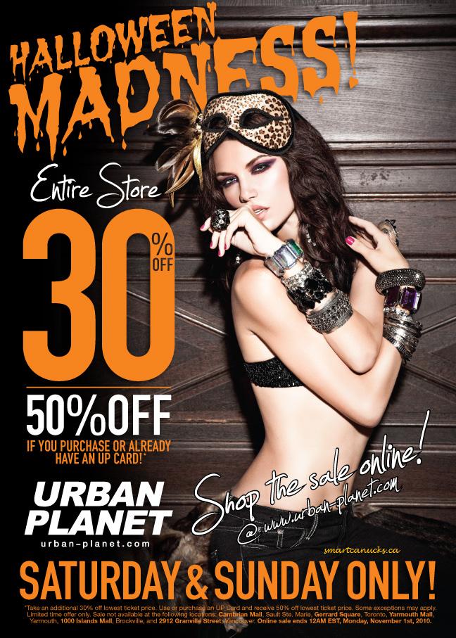 Urban Entire Store 30 Off Or 50 Off With UP Card Canadian