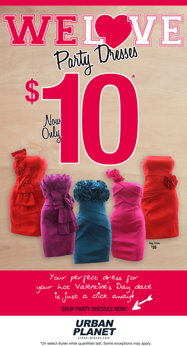 Urban 10 Party Dresses Canadian Freebies, Coupons, Deals