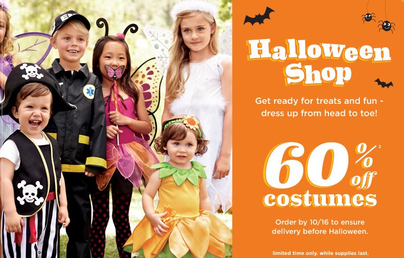 Gymboree Canada 60 Off All Halloween Costumes In Store and Online