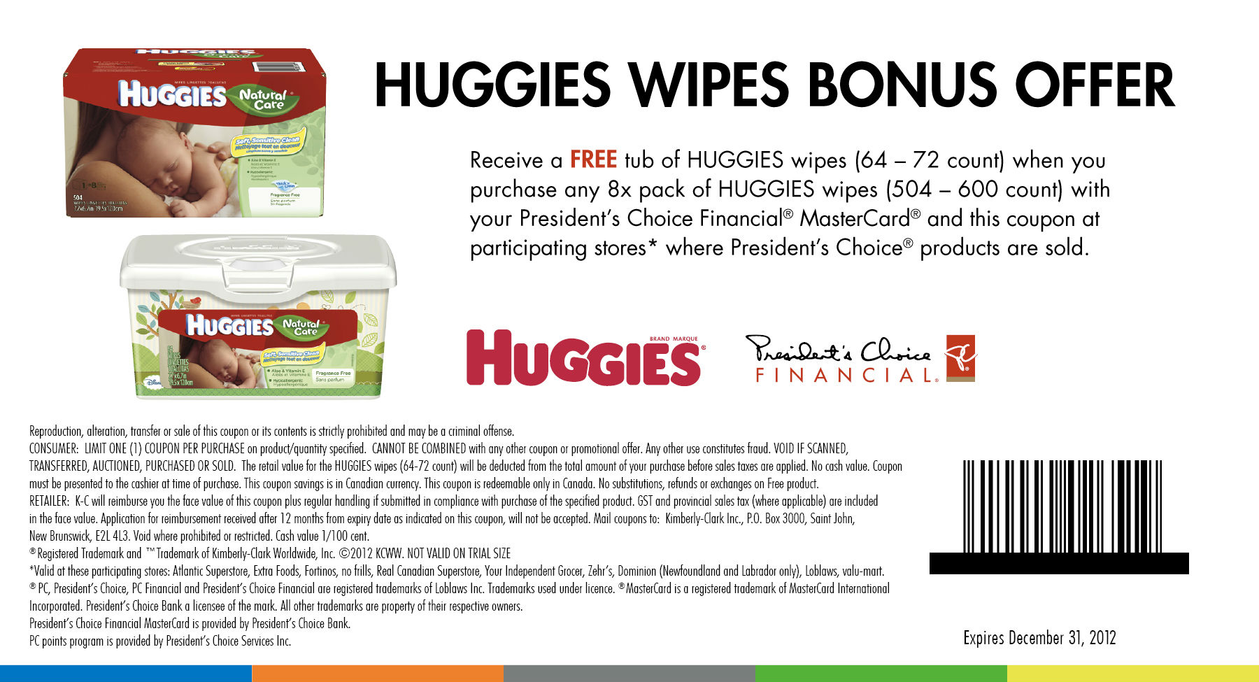 President's Choice Printable Coupons *Must Use PC Mastercard