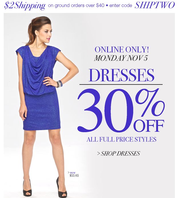 Ricki's Canada 30 Off Dresses November 5th Only* Canadian