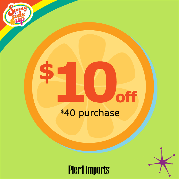 Pier 1 Imports Canada Save 10 On a 40 Purchase *Printable Coupon