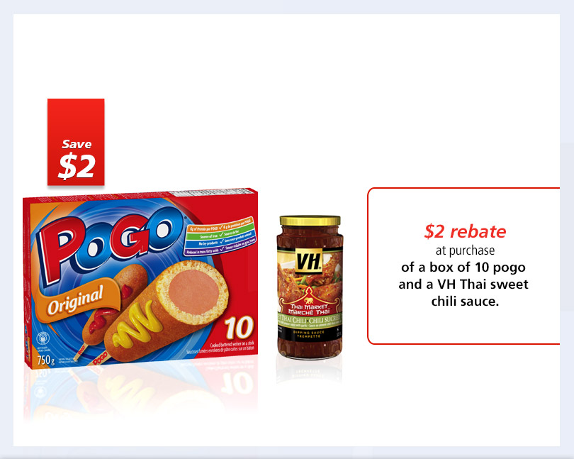 Metro Mon Epicier Save 2 On POGOs 10 Count & VH Thai Sweet Chili Sauce *Printable Coupon