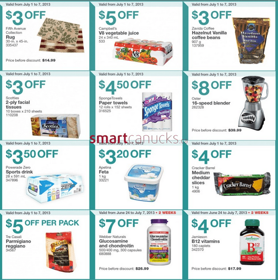Costco Western Canada Weekly Instant Coupons (BC, AB, SK & MB) July 1 to 7 Canadian Freebies